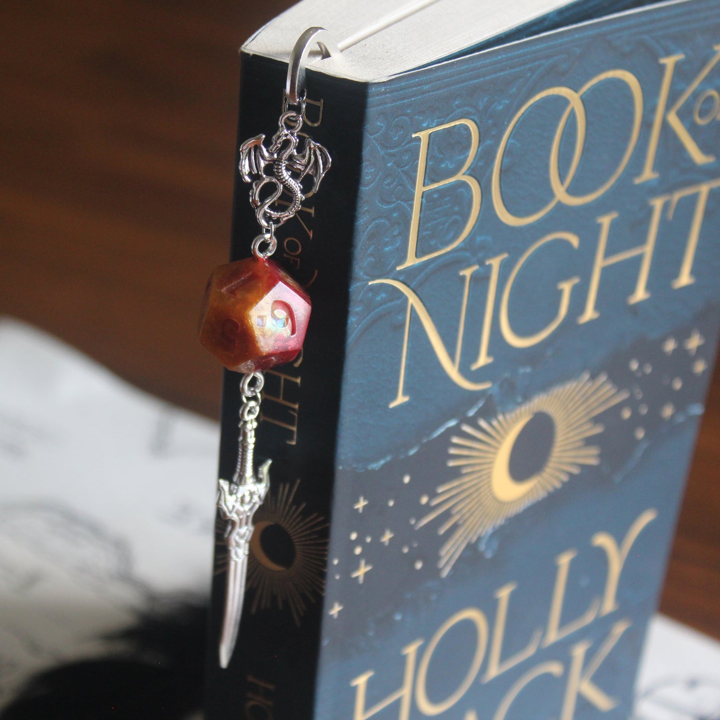 Dice Metal Bookmark