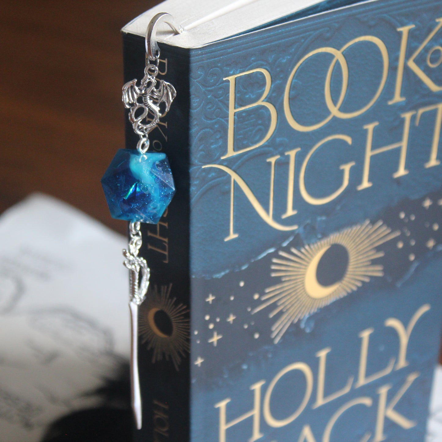 Dice Metal Bookmark