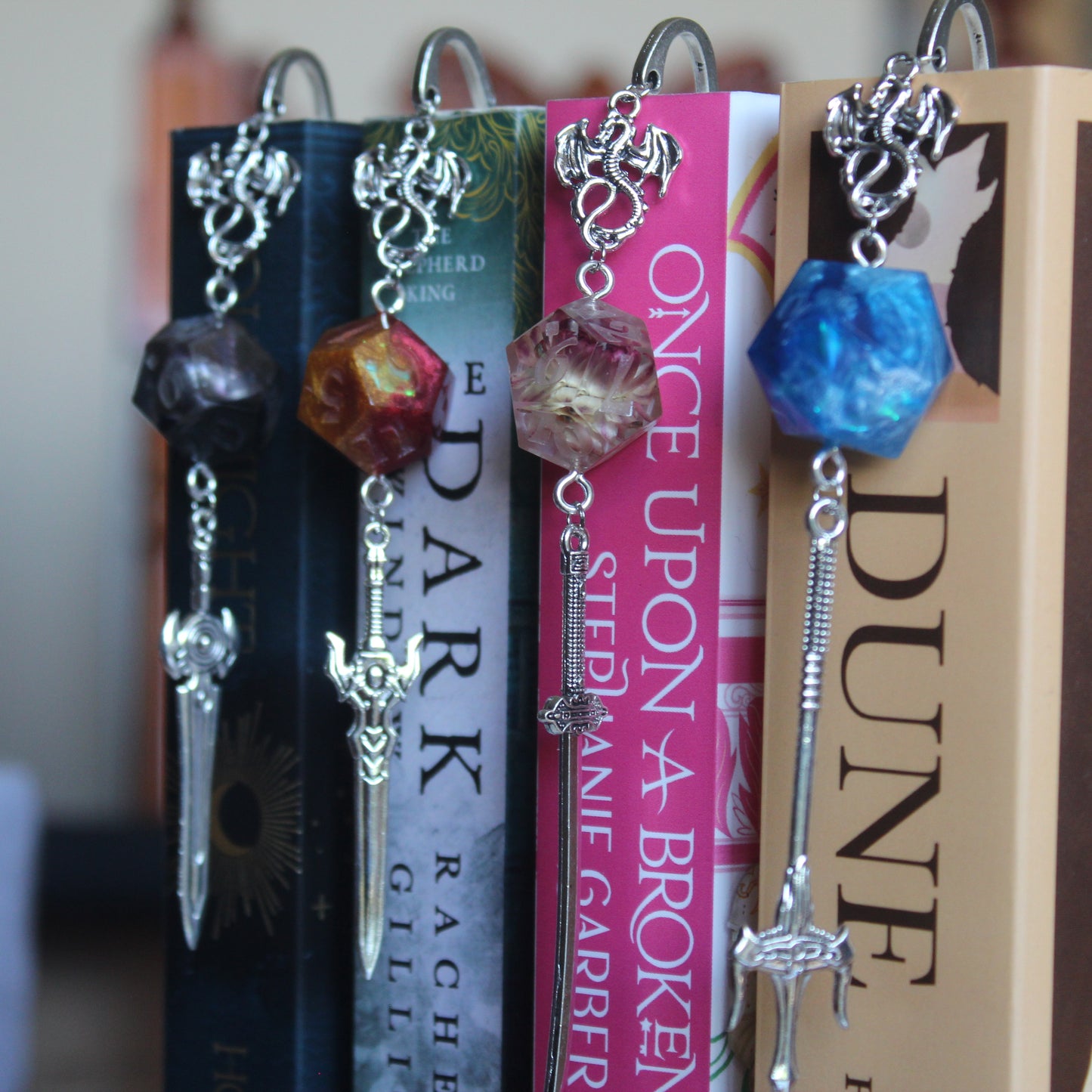 Dice Metal Bookmark