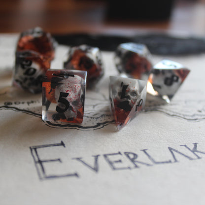 Strahd von Zarovich 7-Piece Polyhedral Dice Set