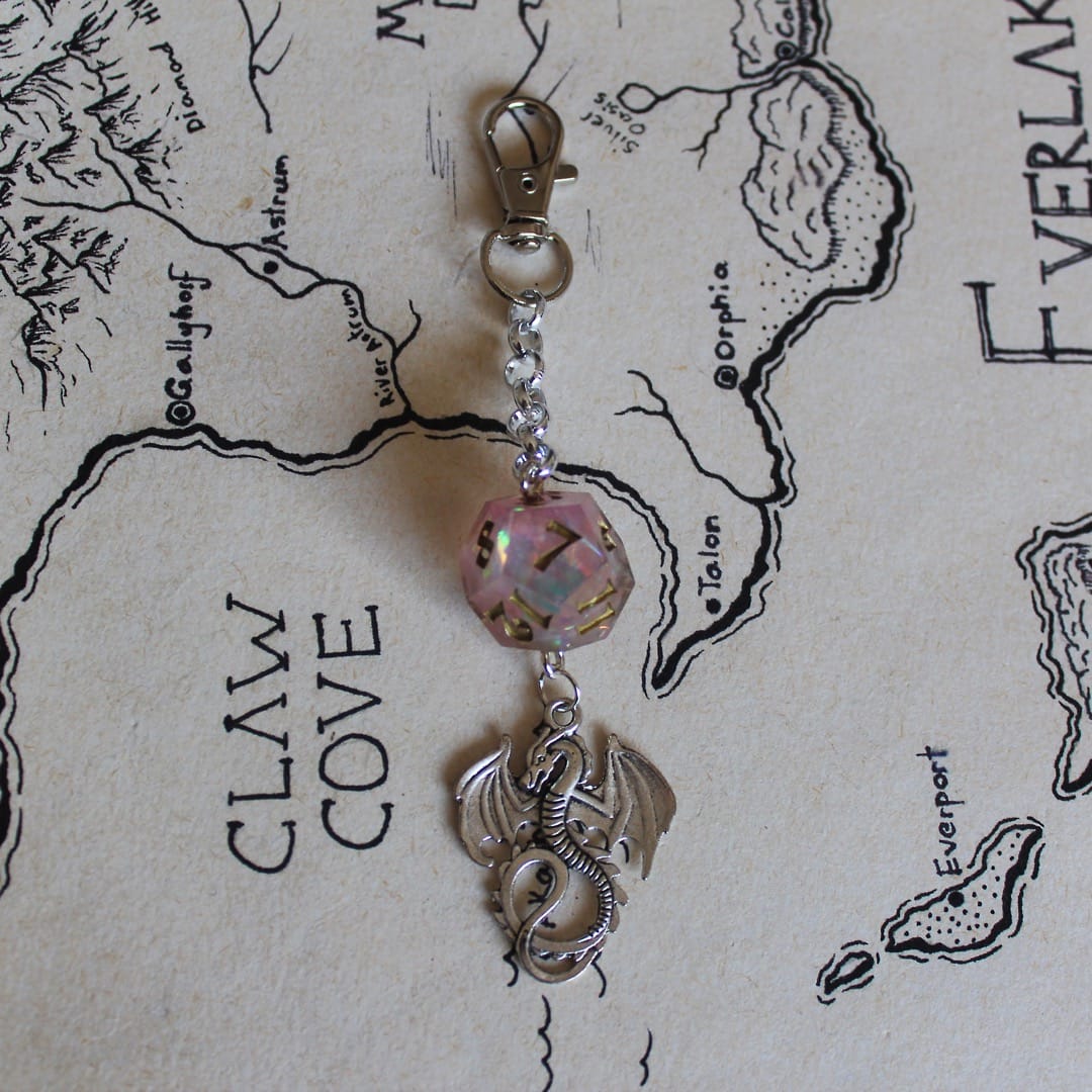 Pipkin Keychain with Dice