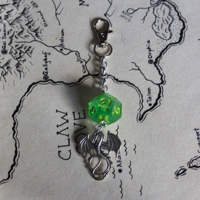 Lyra Keychain with Dice