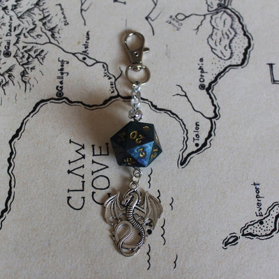 Rowan Keychain with Dice