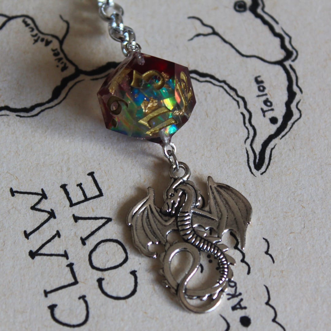 Morvath Keychain with Dice