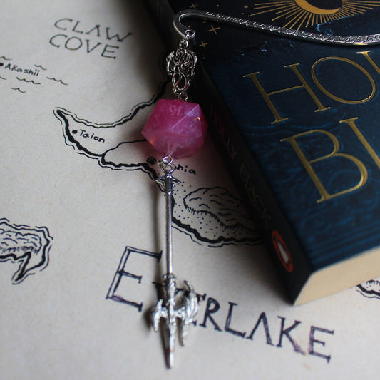 Centaur's Sword Bookmark with Dice