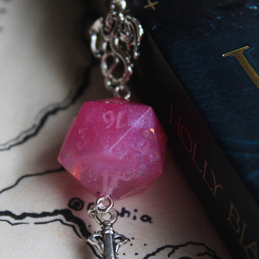 Centaur's Sword Bookmark with Dice