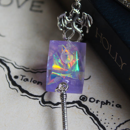 Demon's Sword Bookmark with Dice