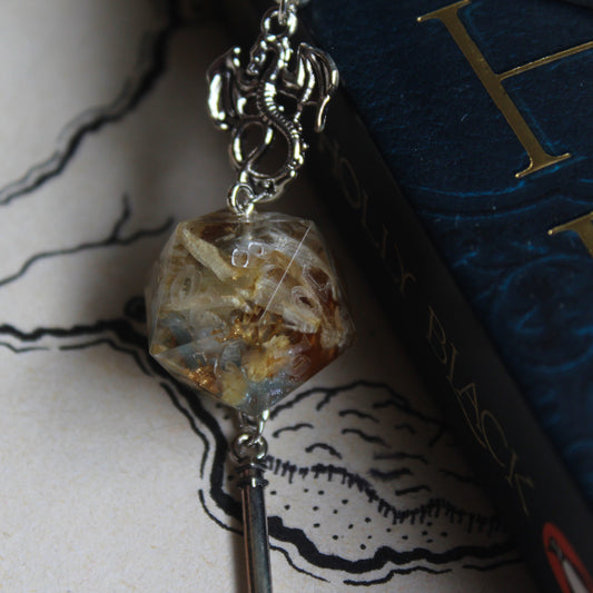 Snotling's Garden Sword Bookmark with Dice