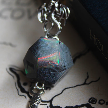 Orc's Sword Bookmark with Dice