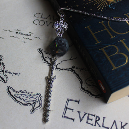 Orc's Sword Bookmark with Dice