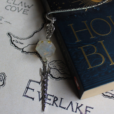Man from the Stars Sword Bookmark with Dice