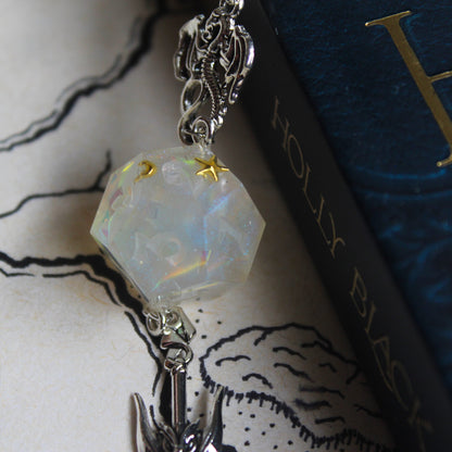 Man from the Stars Sword Bookmark with Dice