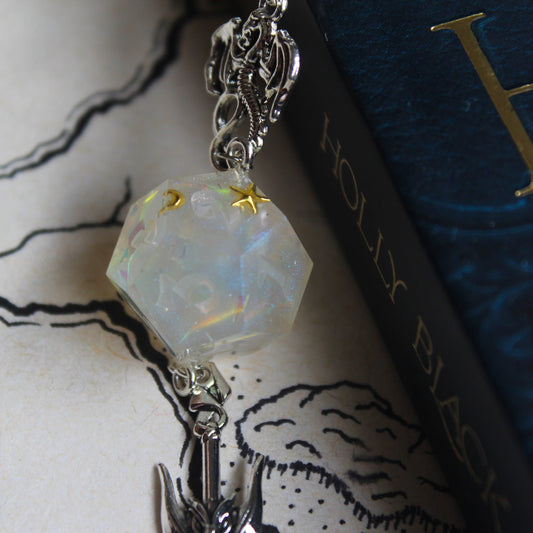 Man from the Stars Sword Bookmark with Dice