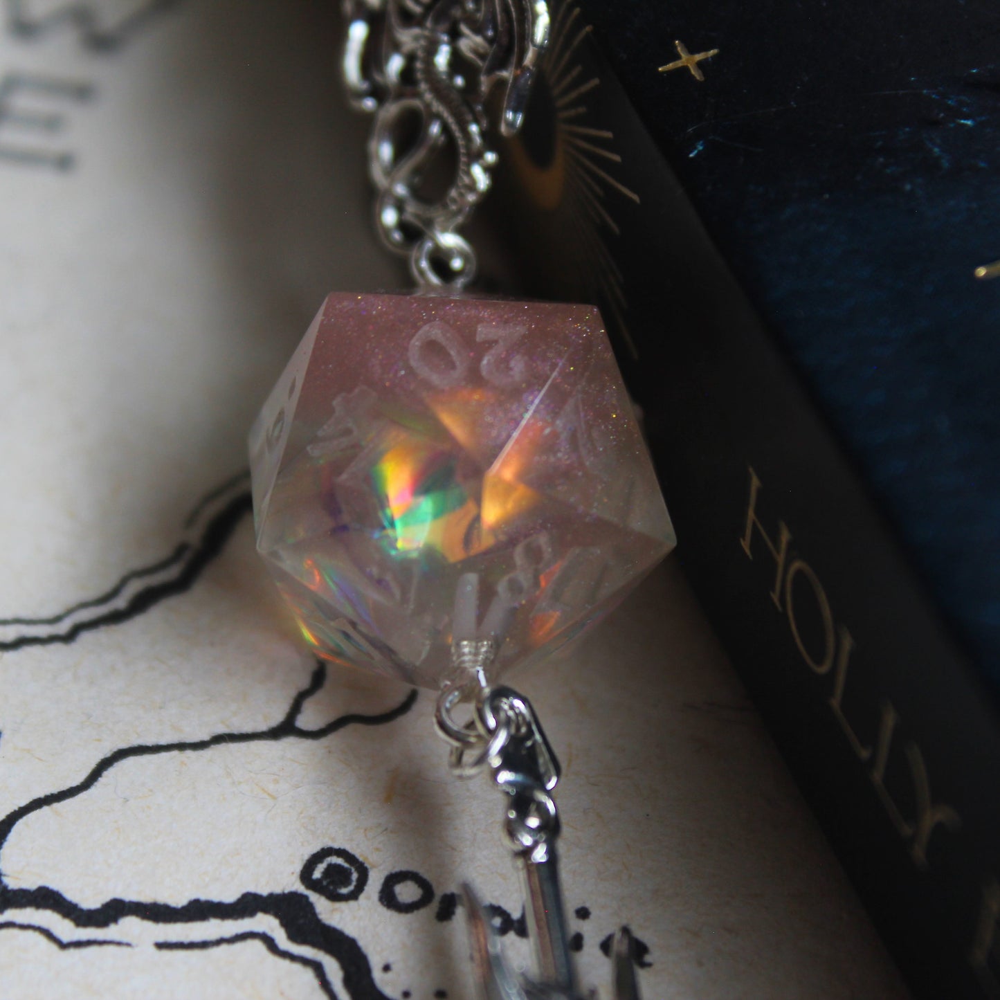 Half-Giant's Sword Bookmark with Dice