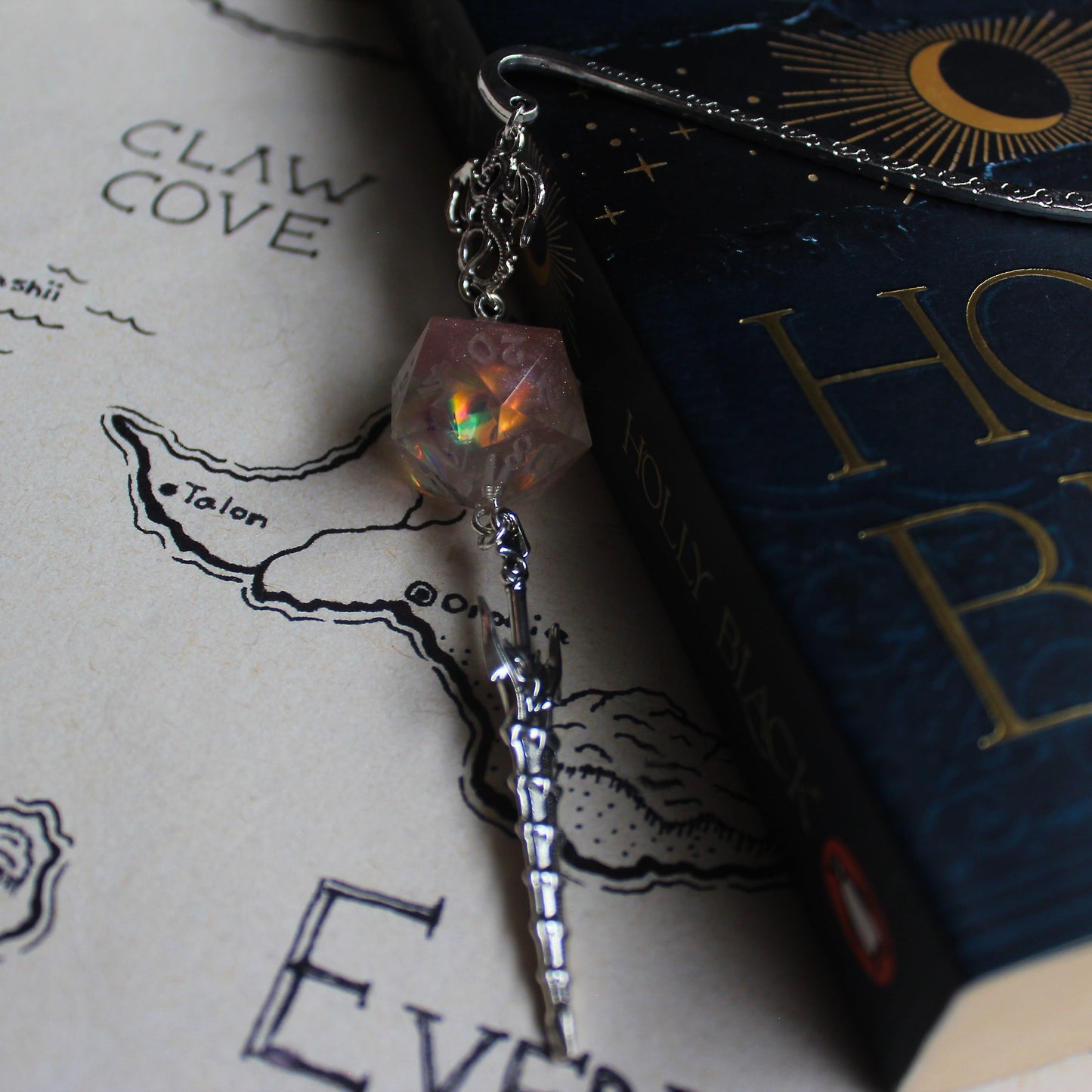 Half-Giant's Sword Bookmark with Dice
