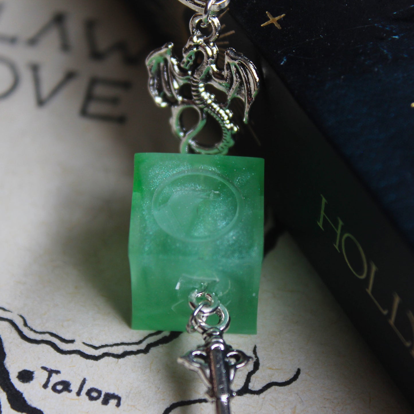 Slime's Sword Bookmark with Dice
