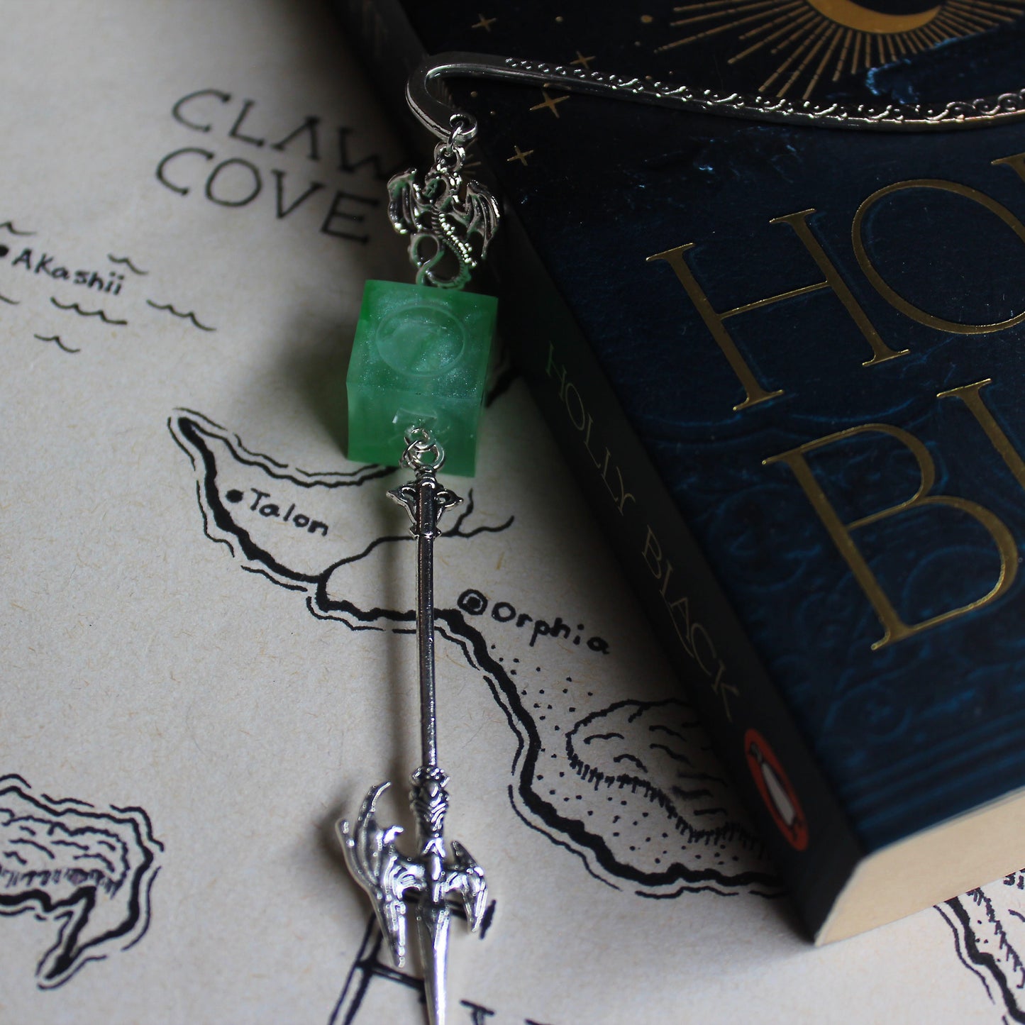 Slime's Sword Bookmark with Dice