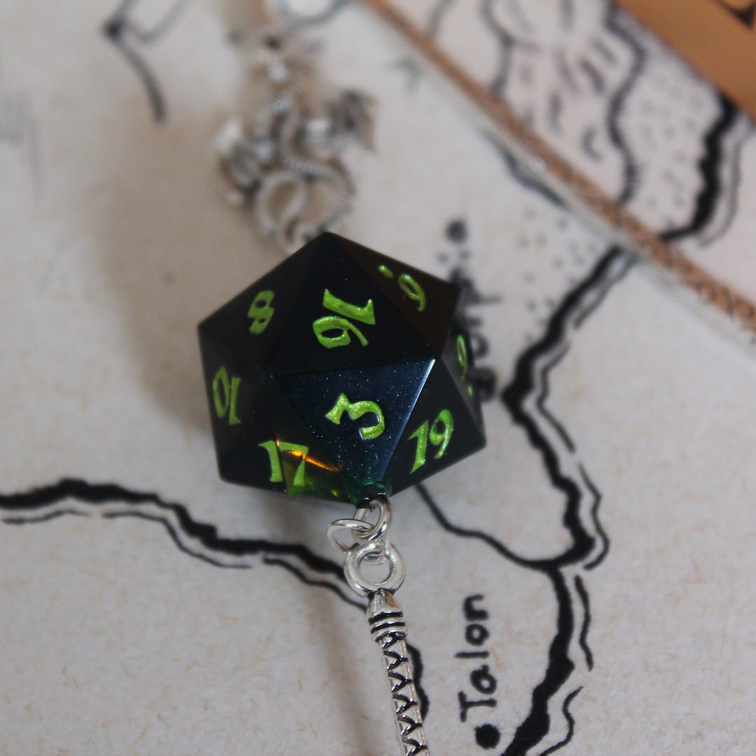 Valen Bookmark with Dice