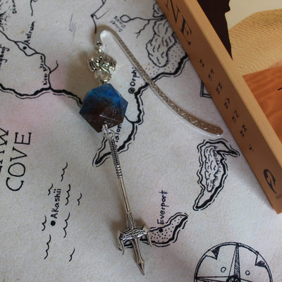 Zevran Bookmark with Dice
