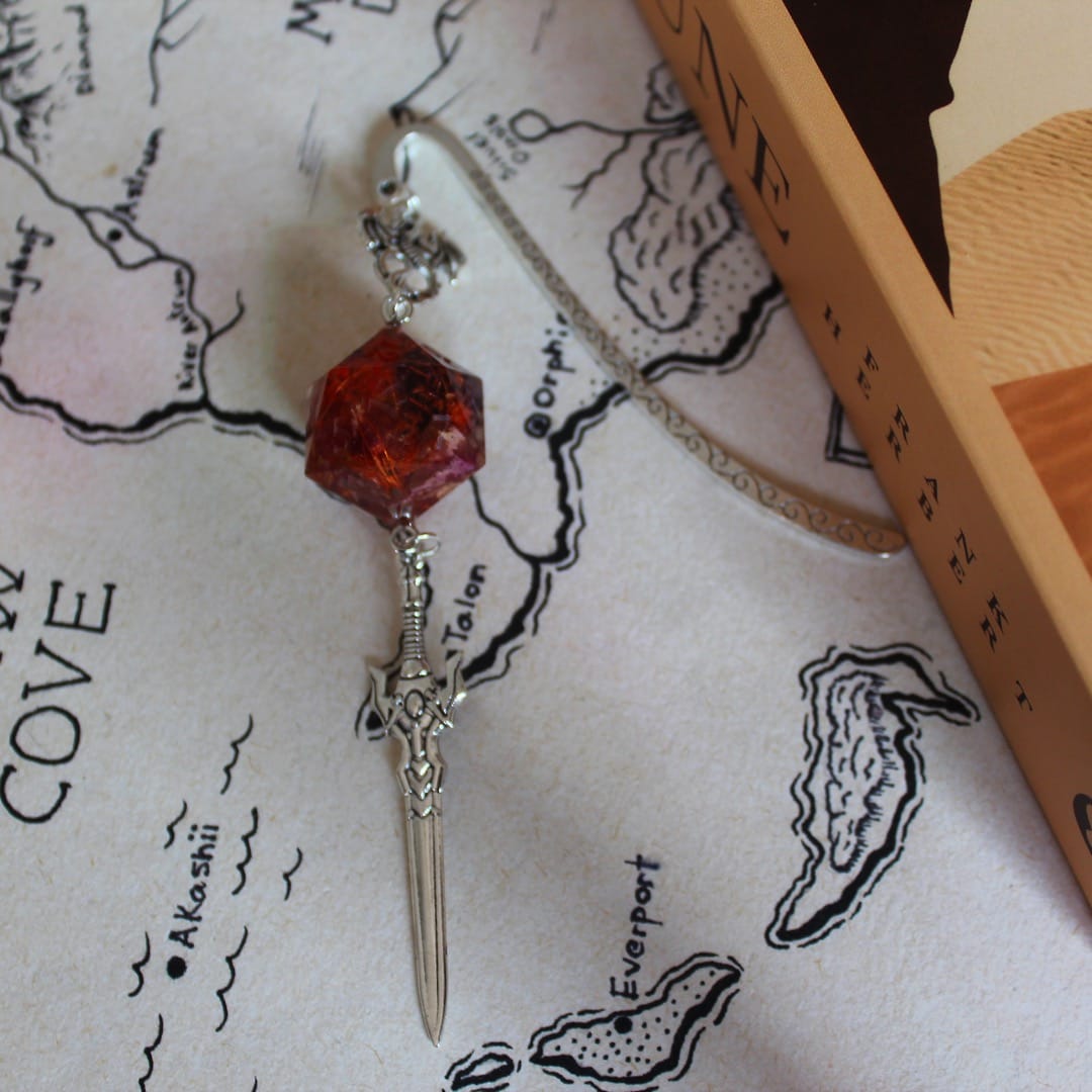 Korvus Bookmark with Dice
