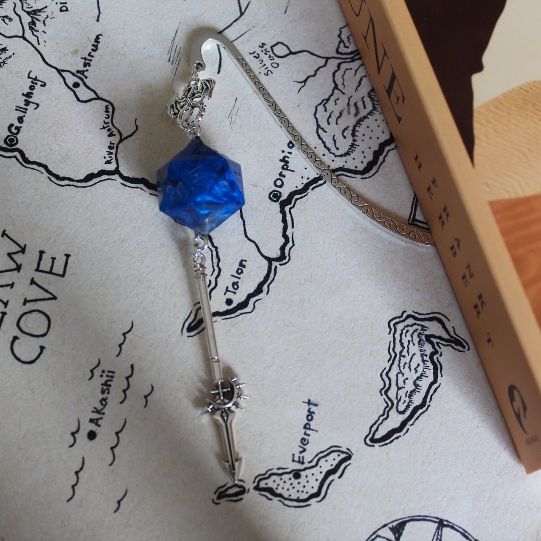 Illian Bookmark with Dice