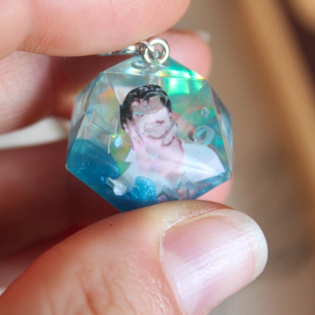 Fenriel Bookmark with Dice