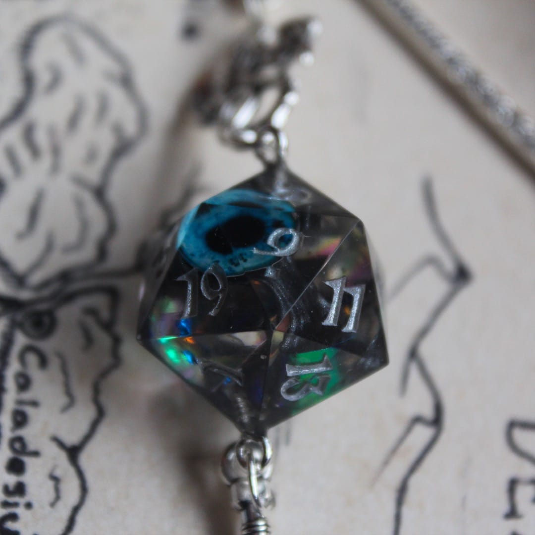 Crowduric Bookmark with Dice