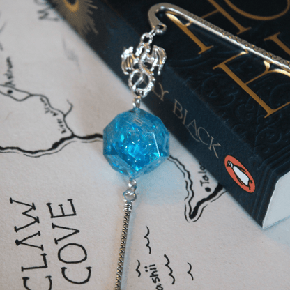 Ulysses Butterfly Metal Bookmark with Dice