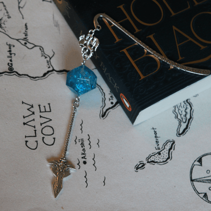 Ulysses Butterfly Metal Bookmark with Dice
