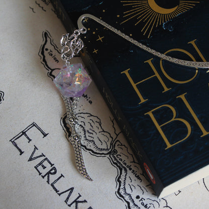 Daylight Dawn Metal Bookmark with Dice