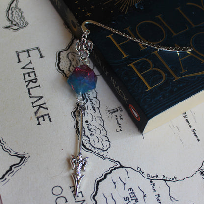 Lollypop Metal Bookmark with Dice