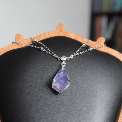 Acai Berry Purple Dice Necklace