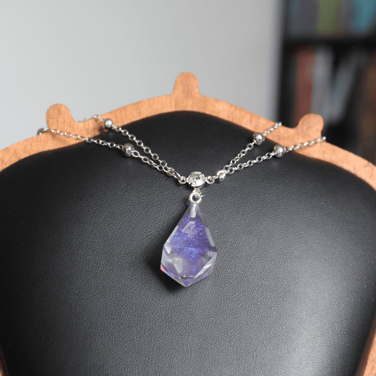 Acai Berry Purple Dice Necklace