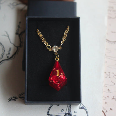 Soul on Fire Dice Necklace