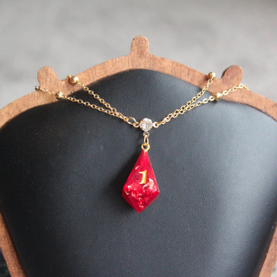 Soul on Fire Dice Necklace