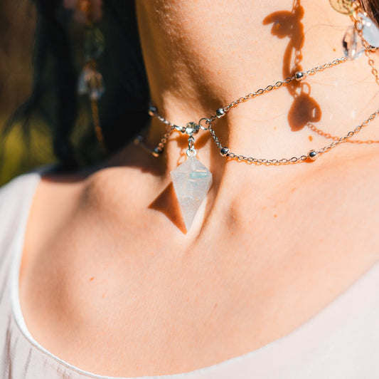 Snow Witch Dice Necklace