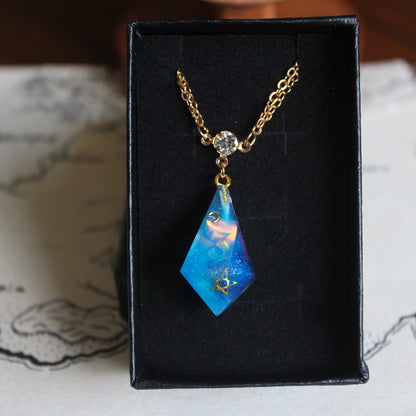Magic Sky & Star Dice Necklace