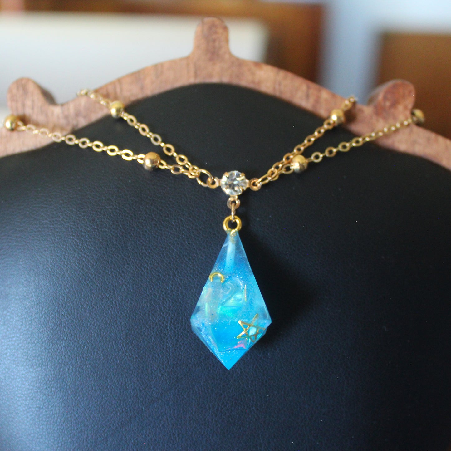 Magic Sky & Star Dice Necklace
