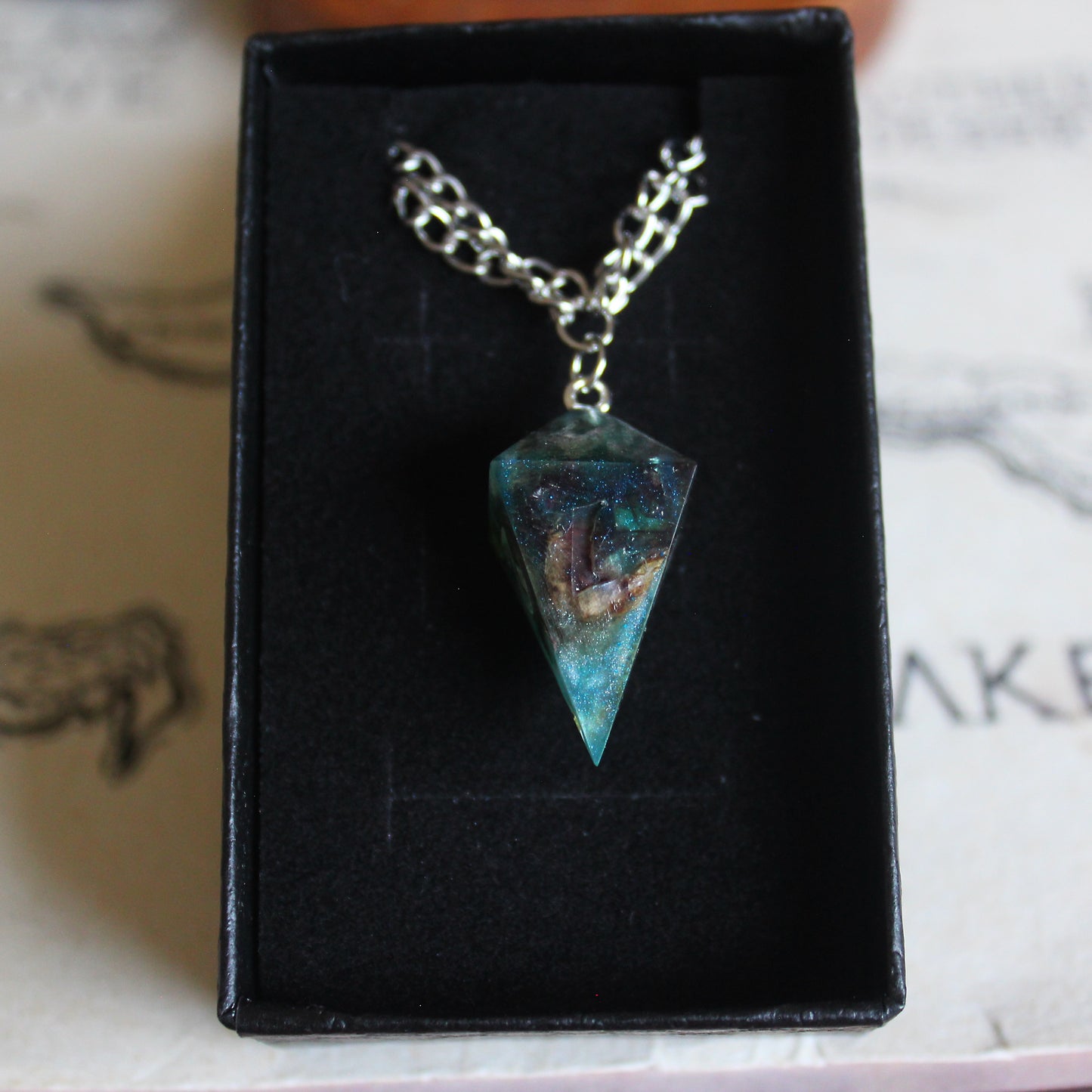 Dried Flowers for Neptune Dice Necklace