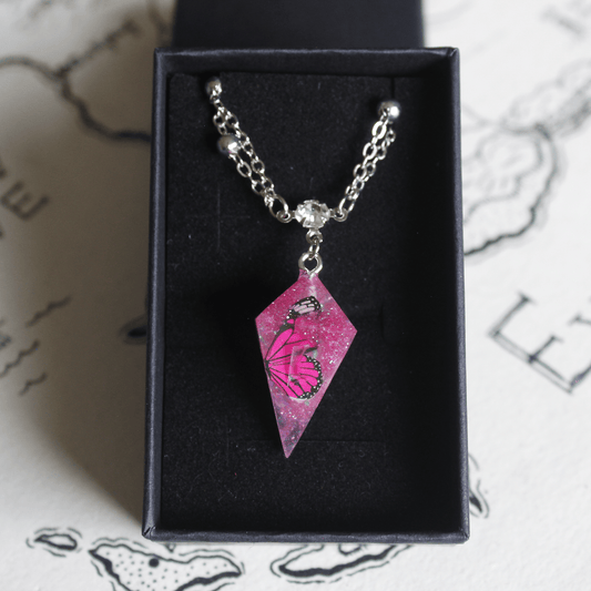 Butterfly Queen Dice Necklace