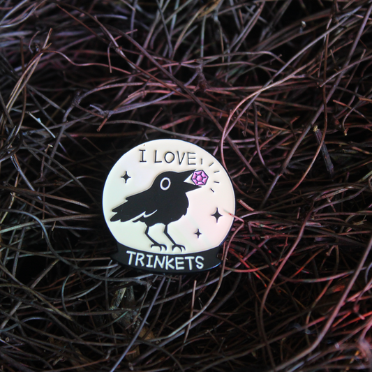 'I Love Trinkets' D&D Enamel Pin