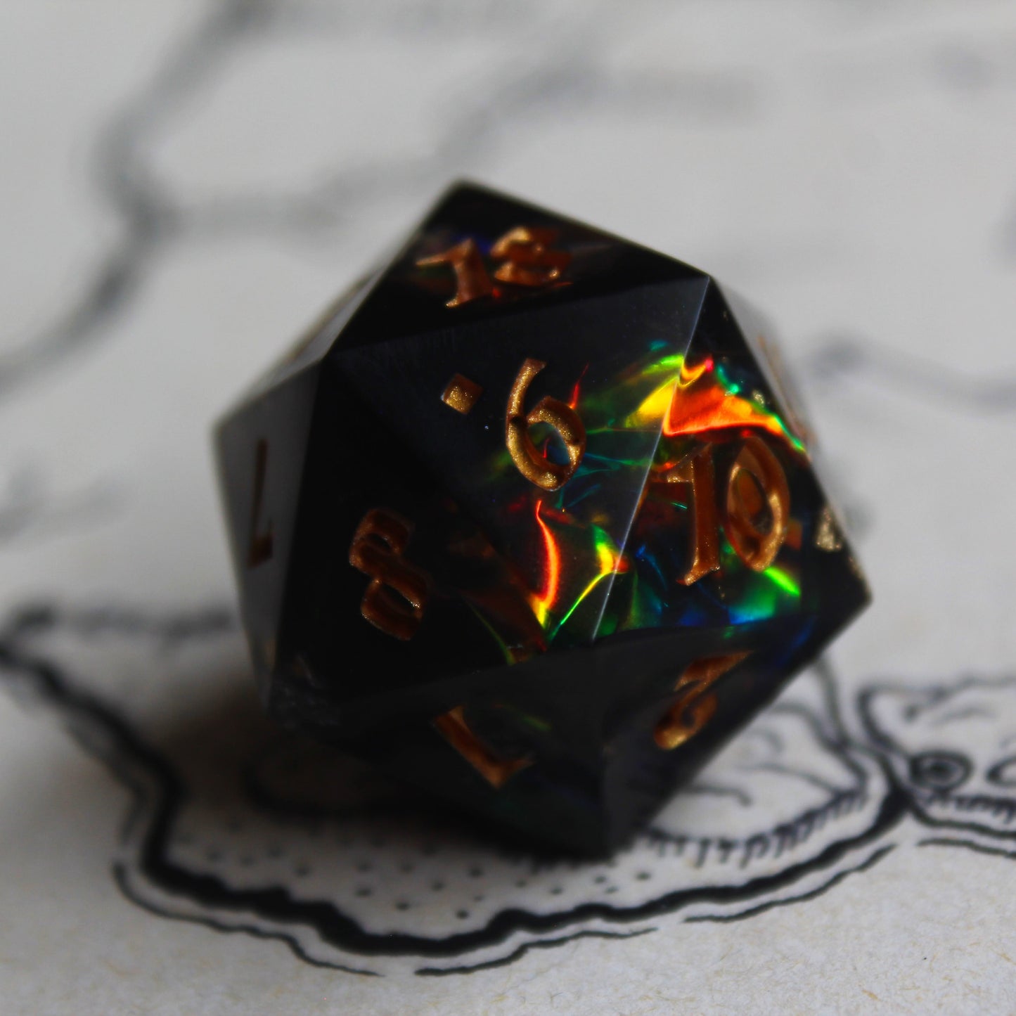 The Goddess Spindown Dice (D20)