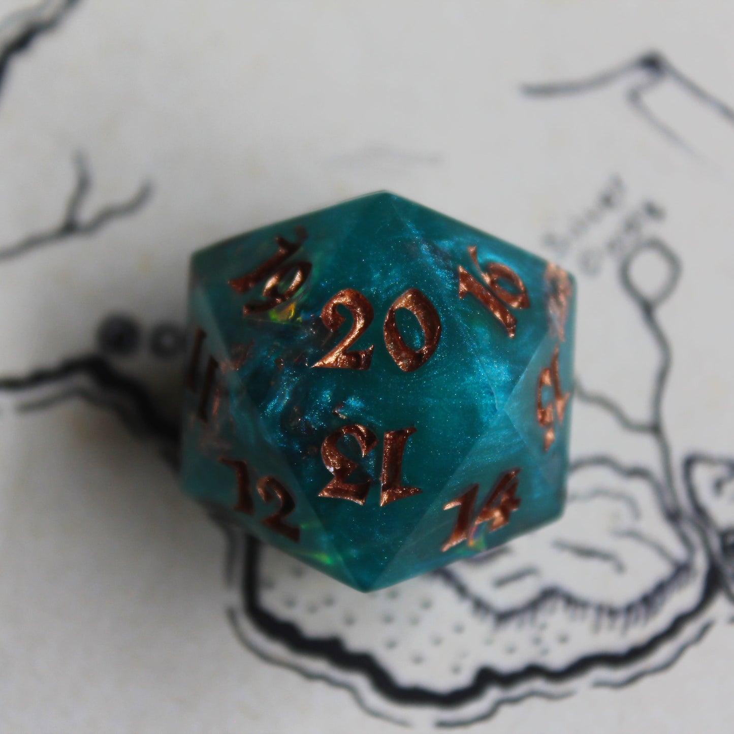 The Wizard's Eye Spindown Dice (D20)