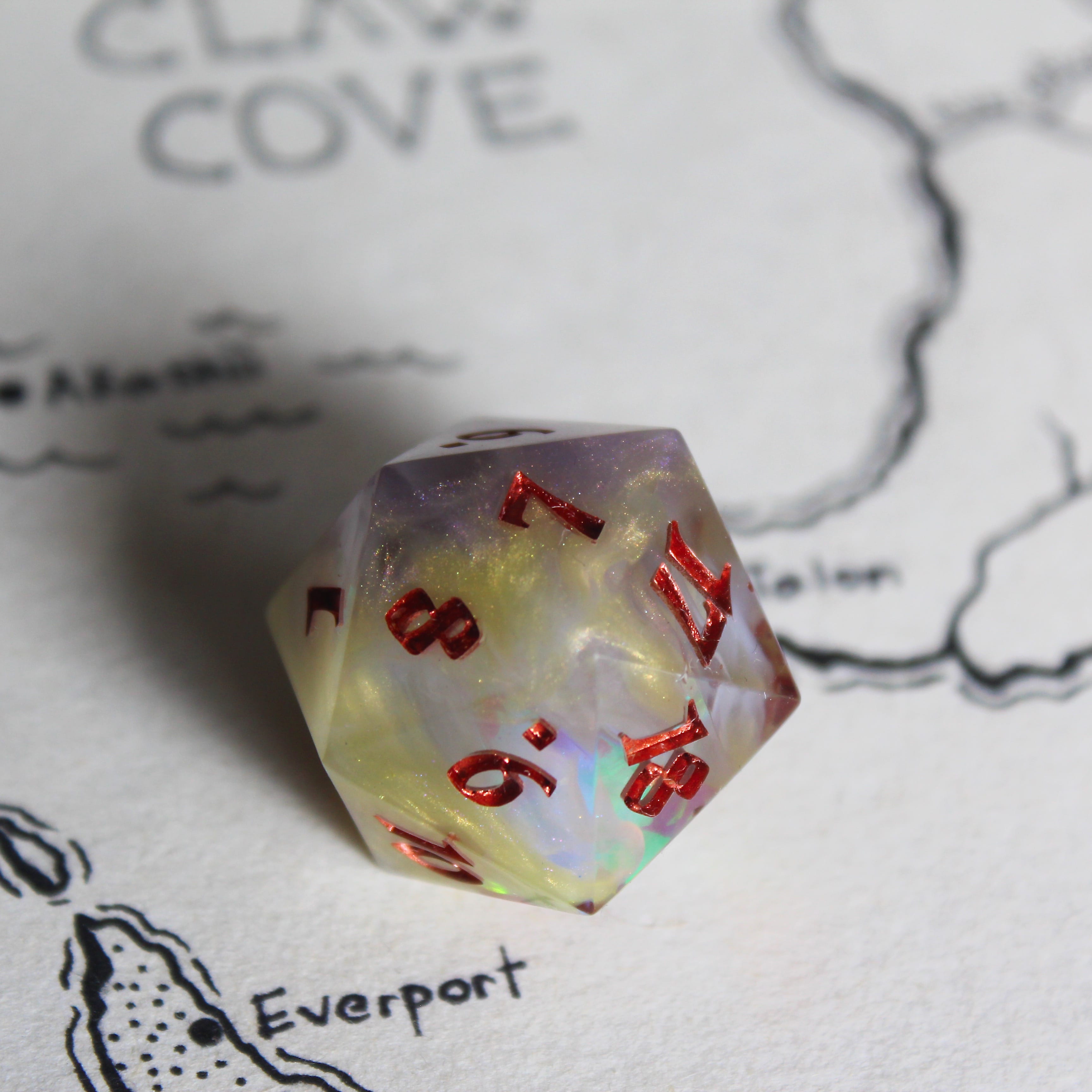 Bronze Age Spindown Dice (D20)