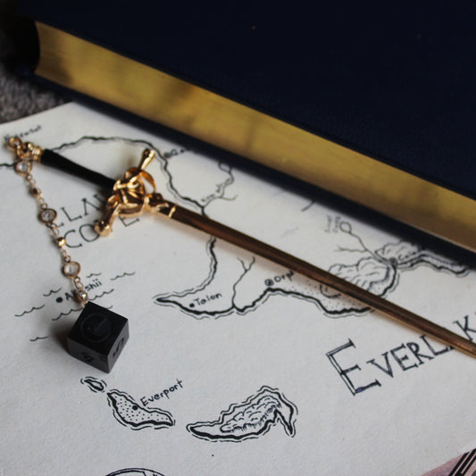 Witch of the Night Hair Sword with Dice