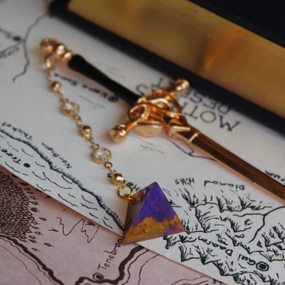 Pixie Dust on the Exploding Sand Dunes Hair Sword with Dice