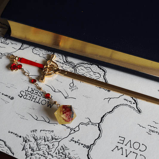 Rose in Bloom Dice Sword