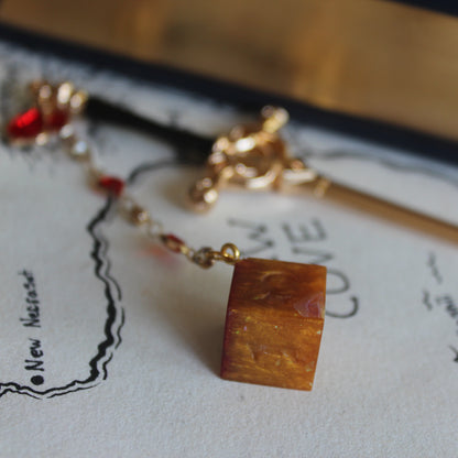 The Ruby Realm Hair Sword with Dice