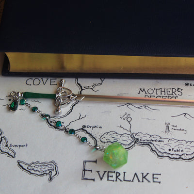 Goblin's Green Potion Hair Sword with Dice