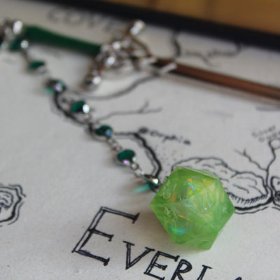 Goblin's Green Potion Hair Sword with Dice